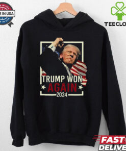 Trump Won Again 2024 T shirt