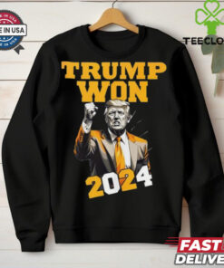 Trump Won Shirt, Trump T Shirt, 47th President Of The United States Trump Shirt