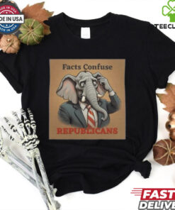 Trump Won Us President Facts Confuse Republicans Republican Party Elephant Voter 2024 T shirt