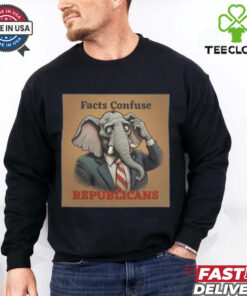 Trump Won Us President Facts Confuse Republicans Republican Party Elephant Voter 2024 T shirt