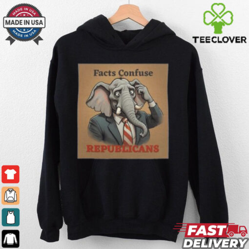 Trump Won Us President Facts Confuse Republicans Republican Party Elephant Voter 2024 T shirt