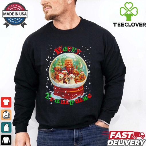 Trump and dogs merry Trumpmas Christmas shirt