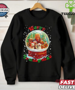 Trump and dogs merry Trumpmas Christmas shirt
