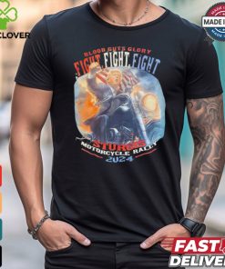 Trump blood guts glory fight fight fight sturgis motorcycle rally 2024 shirt