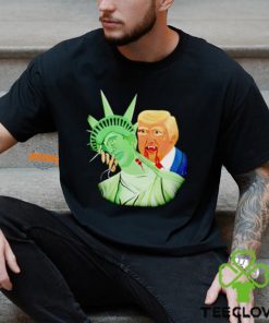 Trump blood sucker Statue of Liberty hoodie, sweater, longsleeve, shirt v-neck, t-shirt