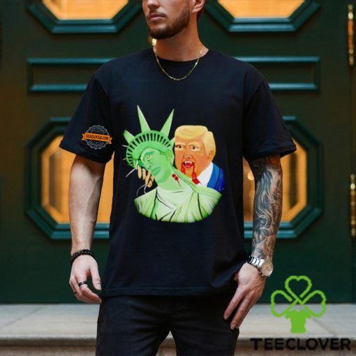 Trump blood sucker Statue of Liberty hoodie, sweater, longsleeve, shirt v-neck, t-shirt