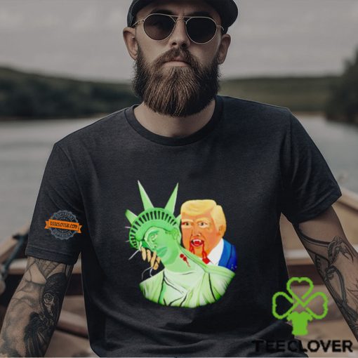 Trump blood sucker Statue of Liberty hoodie, sweater, longsleeve, shirt v-neck, t-shirt