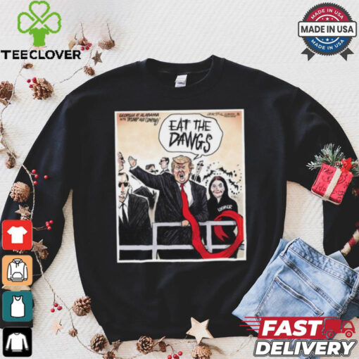Trump breaks out new cheer for alabama georgia game shirt