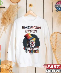 Trump clown American gypsy freedom of choice 2024 t shirt