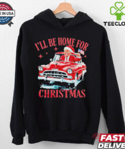 Trump driving car I’ll be home for Christmas shirt