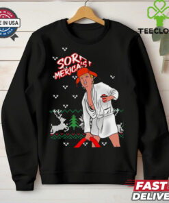 Trump keep America great sorry merica’s full Christmas 2024 shirt