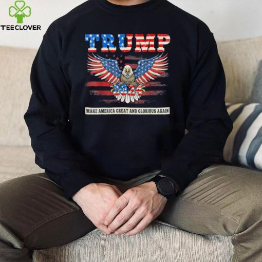 Trump magaga 2024 Trump announcement American eagle us flag hoodie, sweater, longsleeve, shirt v-neck, t-shirt