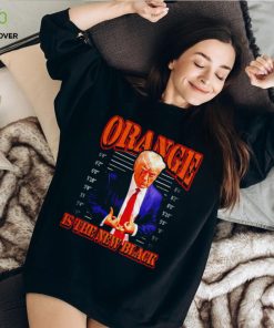 Trump mugshot orange is the new black shirt 1 Trump mugshot orange is the new black shirt