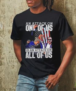 Trump rally an attack on all of us is an attack on all of us shirt