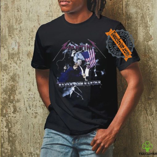 Trump shot fighting never surrender revolution vintage shirt