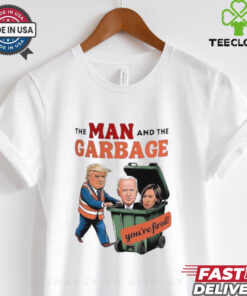 Trump the man and the garbage Biden Harris you’re fired shirt