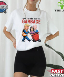 Trump time to take out the Biden Harris garbage caricature shirt