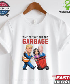 Trump time to take out the Biden Harris garbage caricature shirt