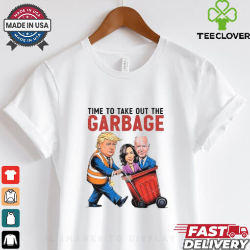 Trump time to take out the Biden Harris garbage caricature shirt