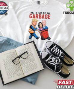 Trump time to take out the Biden Harris garbage caricature shirt