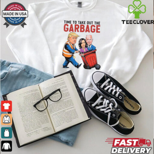 Trump time to take out the Biden Harris garbage caricature shirt