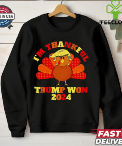 Trump turkey thankful for a leadership choice that inspires confidence shirt