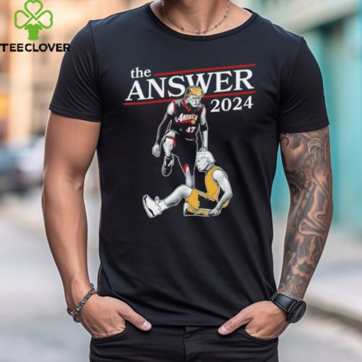 Trump vs Biden The Answer 2024 hoodie, sweater, longsleeve, shirt v-neck, t-shirt