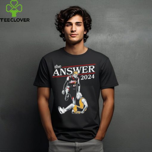 Trump vs Biden The Answer 2024 hoodie, sweater, longsleeve, shirt v-neck, t-shirt