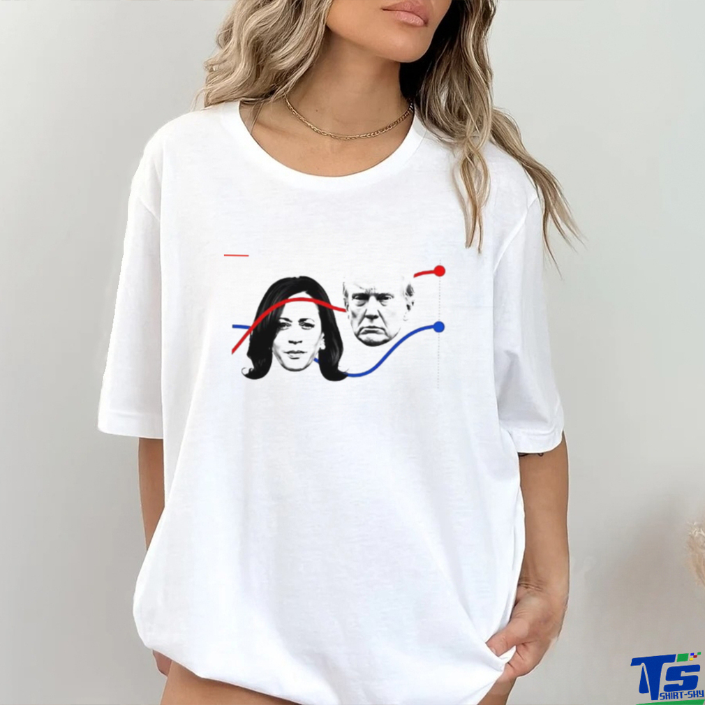 Trump vs Harris US election tracker 2024 shirt Trump vs Harris US election tracker 2024 shirt