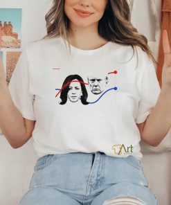 Trump vs Harris US election tracker 2024 shirt
