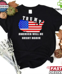 Trump won America will be great again shirt