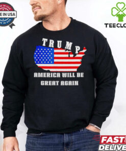 Trump won America will be great again shirt