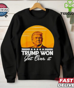 Trump won get over it 2024 vintage T Shirt