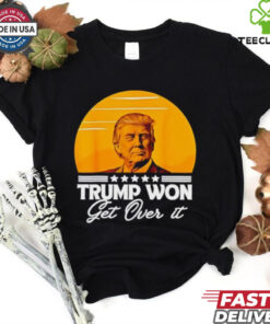 Trump won get over it 2024 vintage T Shirt