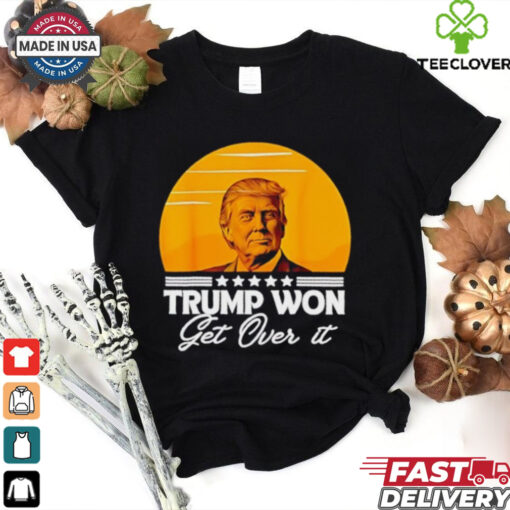 Trump won get over it 2024 vintage T Shirt
