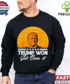 Trump won get over it 2024 vintage T Shirt