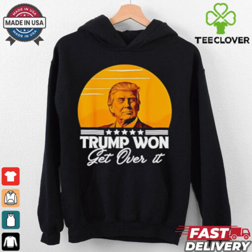 Trump won get over it 2024 vintage T Shirt