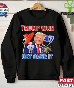 Trump won get over it 2024 vintage shirt