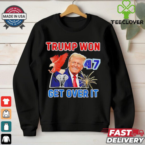 Trump won get over it 2024 vintage shirt