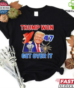 Trump won get over it 2024 vintage shirt