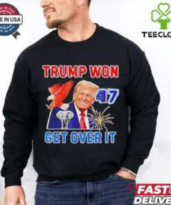 Trump won get over it 2024 vintage shirt