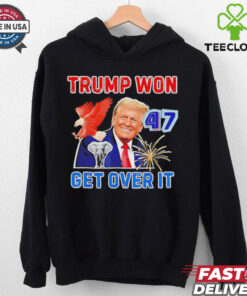 Trump won get over it 2024 vintage shirt