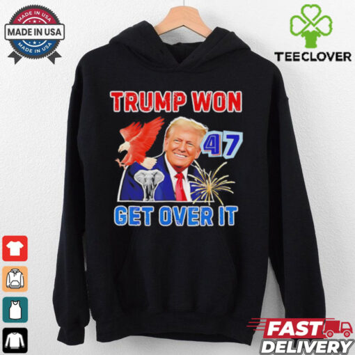 Trump won get over it 2024 vintage shirt