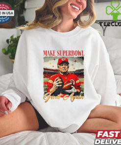 Trump x Kansas City Chiefs player Make Superbowl great again shirt