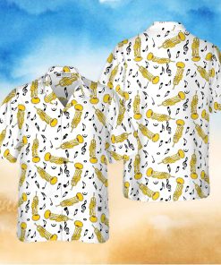 Trumpet Seamless Pattern Shirt For Men Hawaiian Shirt