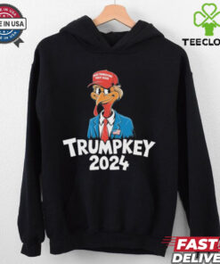 Trumpkey 2024 Funny Turkey Trump Make Thanksgiving Great Gift T Shirt
