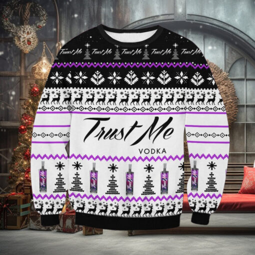 Trust Me Vodka Ugly Sweater