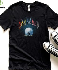 Eevees evolutions pokemon looking the moon shirt