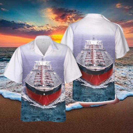 Tt Seawise Giant Oil Tanker Button Down Hawaiian Shirt Trend Summer