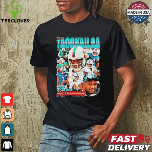 Tua Tagovailoa Miami Dolphins Football Graphic Signature 2024 Shirt